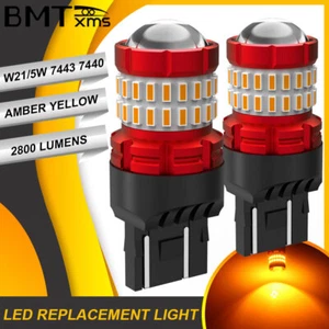 7444 7440 7443 LED Amber Turn Signal Light Bulb for Toyota Tacoma 2016-2021 - Picture 1 of 12