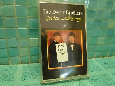 The Everly Brothers Golden Love Songs Cassette TESTED  -EXTRA TAPES SHIP FREE  - Image 1 of 3