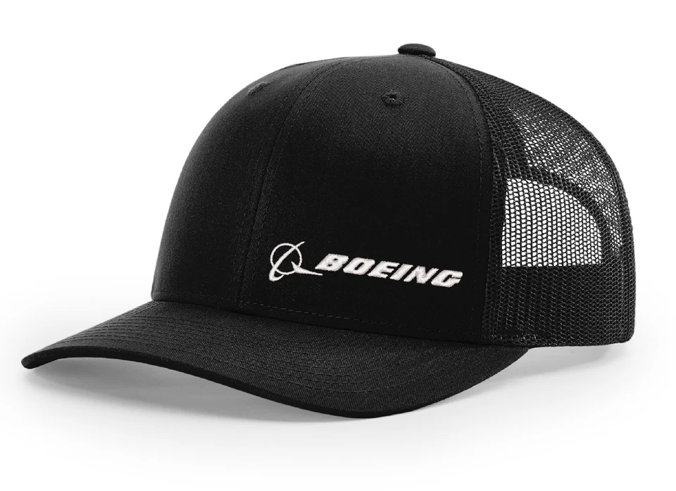 Gorra Boeing Aviation negra Richardson 112 Snapback NUEVA Foto 1 de 1