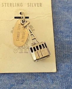 Estate vtg 50s-60s Ster MAISELS CHARM 3D SCANDIA TRAM Albuquerque NM Hangtag - Picture 1 of 8