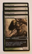 4x (Game Day Promo) Return to Ravnica - Dryad Militant (Lightly Played)