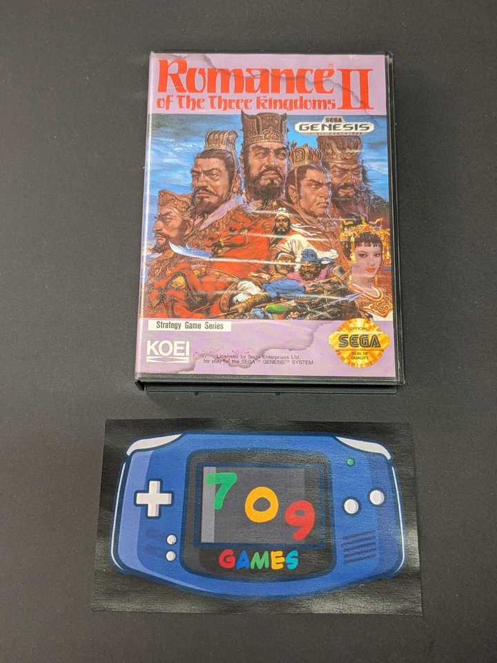 Romance of the Three Kingdoms II 2 (Sega Genesis, 1992) IN BOX BOXED — 第 1/3 张图片