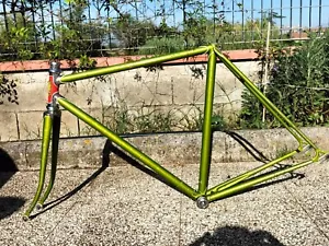 Telaio Superba 52*53 In Acciaio Vintage Anni 60 Completo Forcellini Campagnolo - Imagen 1 de 24