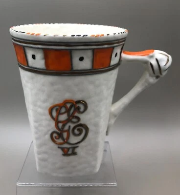 Crown Ducal Charlotte Rhead Coronation Ware Mug, George VI 1937 - Image 1 of 4