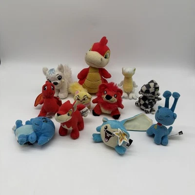 LOT OF Neopets McDonald's Happy Meal 4" Plush Toys NO TAGS - Image 1 of 4