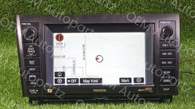 Toyota SEQUOIA 2007-2009 JBL Navegación Display Unidad 86120-0c230 Fabricante Original Usado Foto 1 de 4