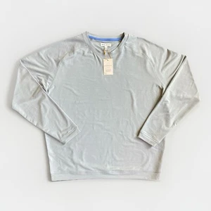 Peter Millar Cradle Performance Rundhalsausschnitt Shirt Herren Large sturmgrau Golf Krone - Bild 1 von 9