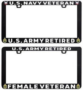 CUSTOM MILITARY LICENSE PLATE FRAMES FORMR. BOB JOLLEY - Bild 1 von 1
