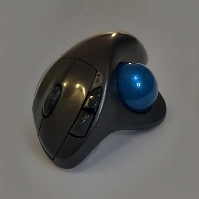 Logitech M570 Wireless Trackball Mouse w/ USB Receiver Tested Works Great - Image 1 of 4