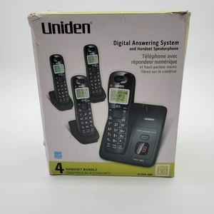 Telefono cordless Uniden D1384-4 1,9 GHz Quad 4 telefoni linea singola - nuovo/scatola aperta - Foto 1 di 9