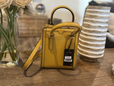 Small Yellow Hand Bag Leather - Image 1 of 4