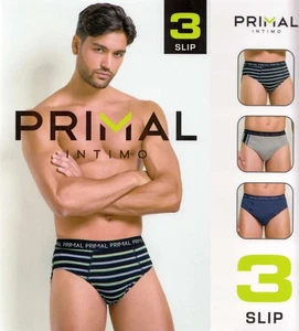 Gruppo 3 slip uomo in cotone elasticizzato Primal S338 - Picture 1 of 1