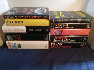 Lot of 10~ Vintage James A. Michener Hardcover Books w/ Dust Jackets~ Mixed Lot - Imagen 1 de 21