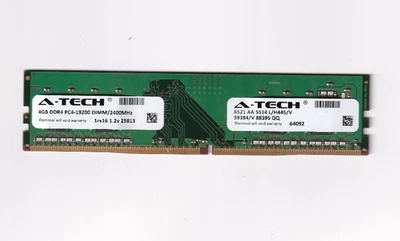 A-Tech 8GB (2x 4GB ) DDR4 PC4-19200 DIMM / 2400 MHz - Image 1 of 3