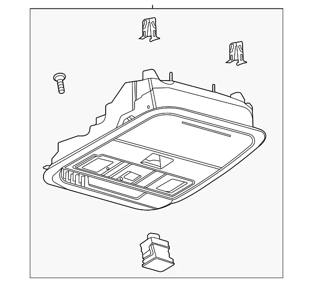 Genuine Ford Overhead Console LB5Z-78519A70-DAG