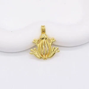 Necklace Frog Pendant Pearl Storage Case Beads Box Diy Bracelet - Picture 1 of 10