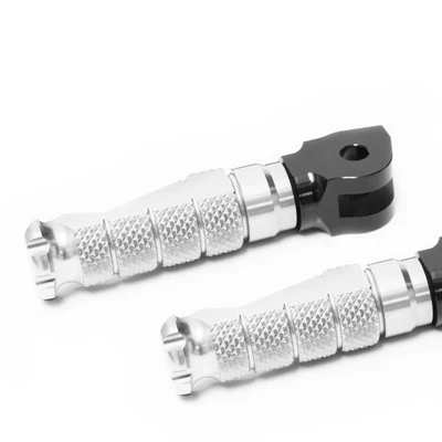 Clavijas delanteras plateadas R-FIGHT Racing para Triumph Daytona 650 04 05 Foto 1 de 4