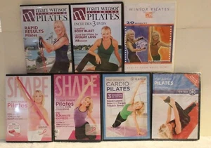 7 Mari Winsor workout DVD lot slimming pilates rapid results superfast body loss - Imagen 1 de 9