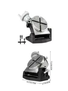 VEVOR Tavola Rotante Verticale E Orizzontale 4 Pollici/100Mm 4 Slot Precisione H - Foto 1 di 12