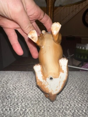 ca. 1900 Carlin Germany Porcelain Pug Figural Glazed Ceramic Majolica Sculpture - Image 1 of 4