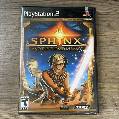 PS2 Sphinx and the Cursed Mummy (Sony PlayStation 2, 2003) NEW Factory Sealed - Image 1 of 4