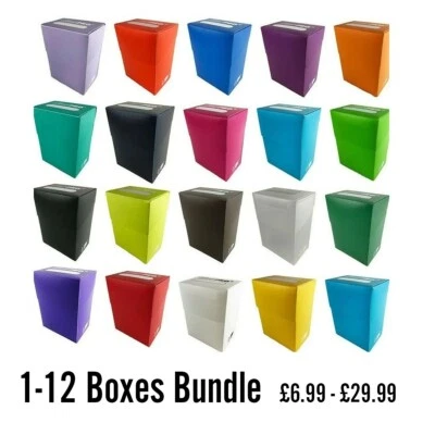 ULTRA PRO TRADING CARD DECK BOXES 1 - 12  BOX COMBO MTG Yugioh POKEMON - Image 1 of 2