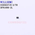 10PCSx ESD56371N-2/TR DFN1006-2L WILLSEMI ESD Protection Devices #A6=4