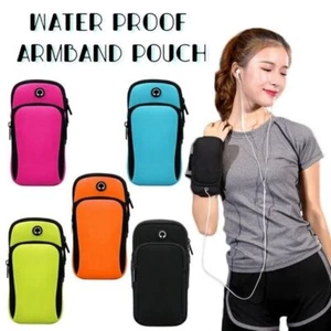Black Blue Green Arm Bags Breathable Mesh Running Accessories  Universal - Afbeelding 1 van 12
