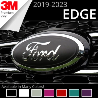 2019-2023 Ford Edge Emblem Overlay Insert Decals (Set of 2) Foto 1 de 4