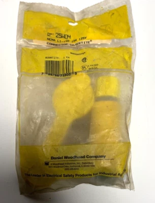 NEW! Woodhead 25W04 Watertite Connector L1-15R 15A 125V - Image 1 of 4