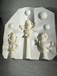Vintage Duncan Keramik Stülpform 457C Wee Santas II - Bild 1 von 8