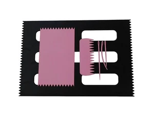 Weaving Loom Board Set, PINK 95 x 160mm & BLACK A4 Size, Comb & Needles. S7801 - Picture 1 of 6