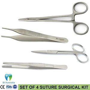 Dental Cotton Tweezers Dental Tissue Iris Scissor Straight Mayo Needle Holder - Bild 1 von 1