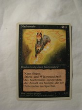 MtG - GERMAN White Border FWB - 4th Fourth Edition - Nightmare - NEAR MINT