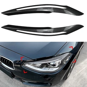 Cubierta párpado faros bmw serie 1 f20 f21 2011-14 fibra óptica - Imagen 1 de 9