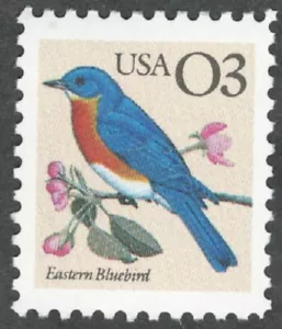 US. 2478. 3c. Serie Ave Azul Oriental, Flora y Fauna. MNH. 1991 - Imagen 1 de 1