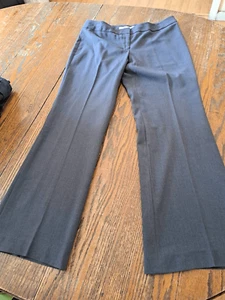 6P Jones Studio Separates Petite Grey Pants Mid Rise Casual Office Work Pants - Picture 1 of 3