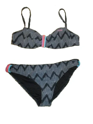 Protest  Bade 2-Teiler  Bikini   Gr. 176 schwarz bunt - Bild 1 von 3