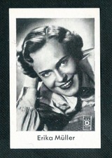 #90 Erika Müller 1950 Nordland Film-Lieblinge Film Star Cigarette Card