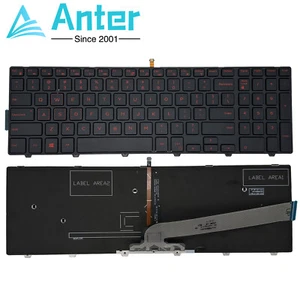 Backlit Keyboard for Dell Inspiron 15 15-3559 3567 3547 3548 3565 3878 3560 US - Picture 1 of 7