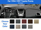 Dashboard Dash Mat Cover for 1994-1997 Toyota Previa (Poly Carpet)