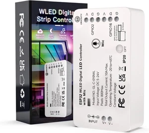 WLED Addressable Strip Controller ESP32 Webserver zur Steuerung von NeoPixel - Bild 1 von 9