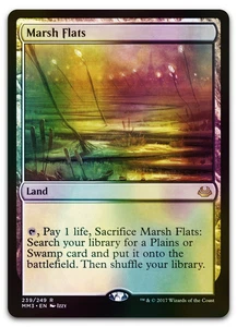 Marsh Flats #239 (Foil) (NM) Modern Masters 2017 MM3 Magic MTG - Picture 1 of 2
