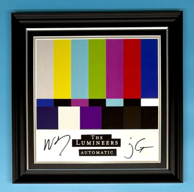 The Lumineers Signed Photo Framed & COA Autograph Memorabilia Automatic Poster - Image 1 of 4