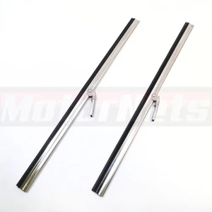 Windshield Wiper Blade 10" Replacement Hot Rod Street Rod Jeep Boat Marine Pair - Picture 1 of 3