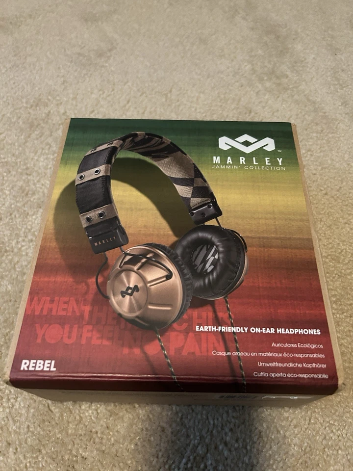 Bob Marley Jamming’ Earth Friendly On-ear Headphones Rebel - Image 1 of 4