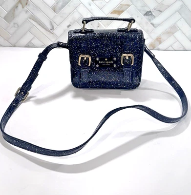 Сумочка через плечо Kate Spade Scout черная золотистая и серебристая блестящая - Изображение 1 из 4