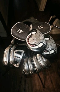 Left Handed Walter Hagen XLR Golf Clubs and Bag. 3/4 Hybrid 5-PW Irons, Putter - Picture 1 of 4