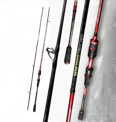 1.68M/1.8M Lure Fishing Rod Spinning Casting Rods Carbon Fiber Ultra Light Poles - Image 1 of 4