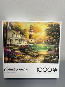 Buffalo Games - Chuck Pinson - Cottage By The Sea - 1000 Pieces Jigsaw Puzzle